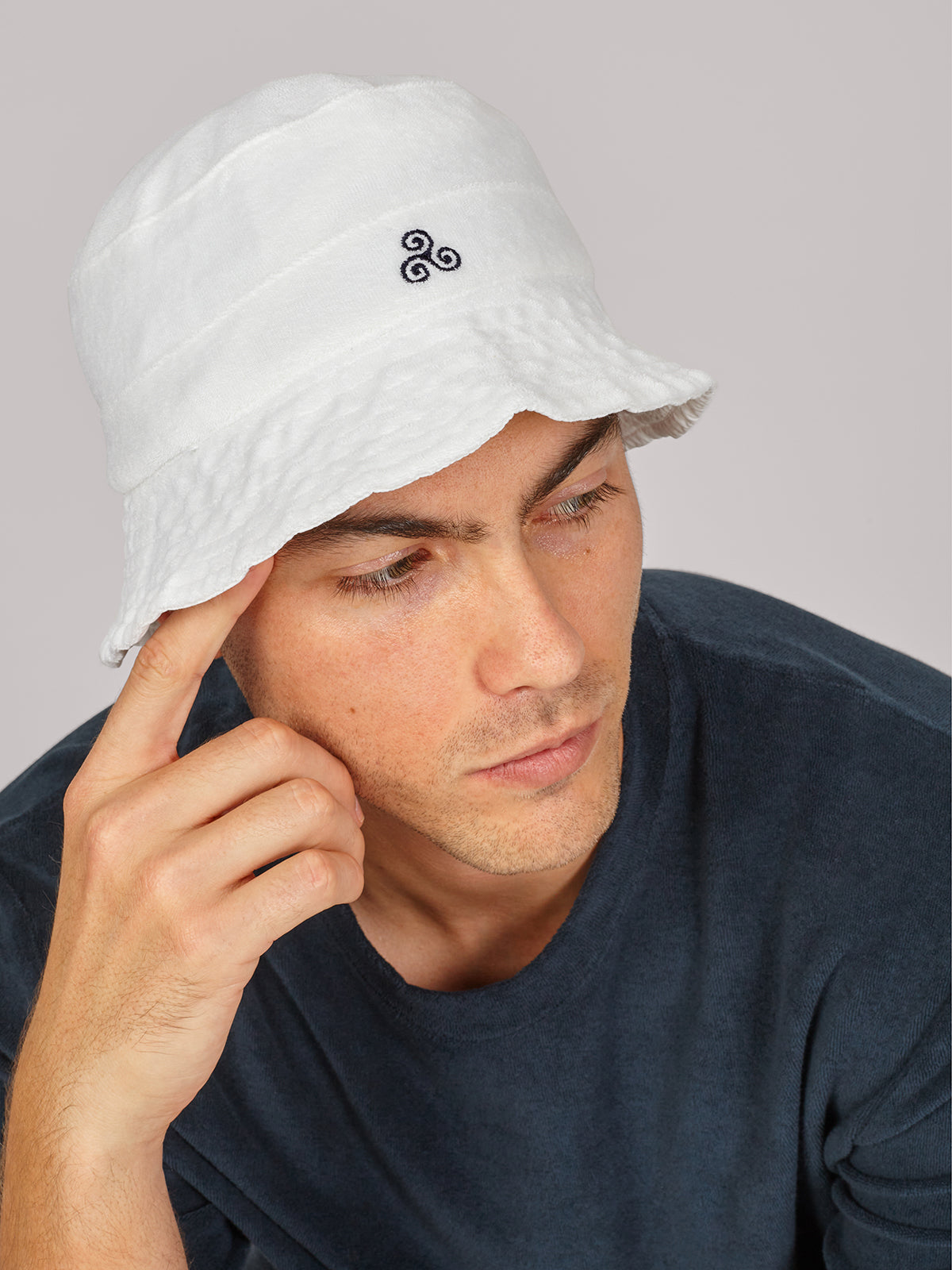 CAPPELLO BUCKET HAT BIANCO