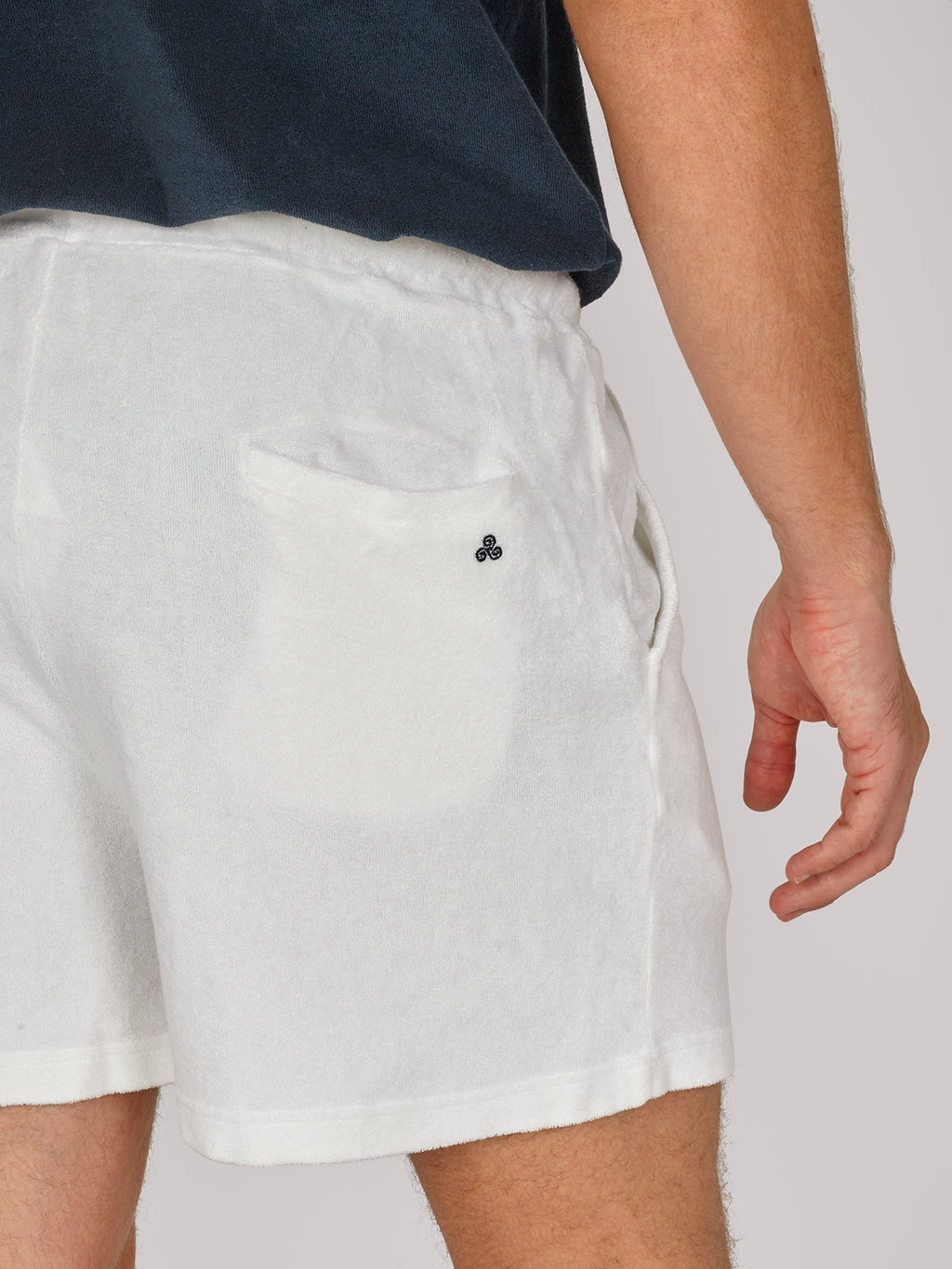 SHORT TERRY BIANCO