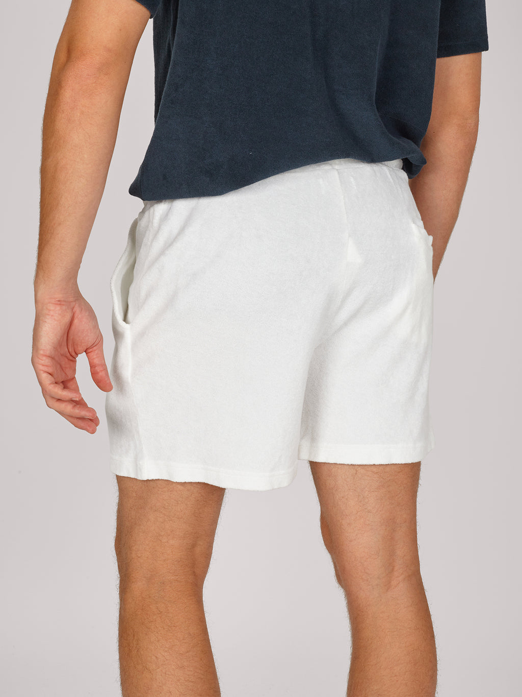 SHORT TERRY BIANCO