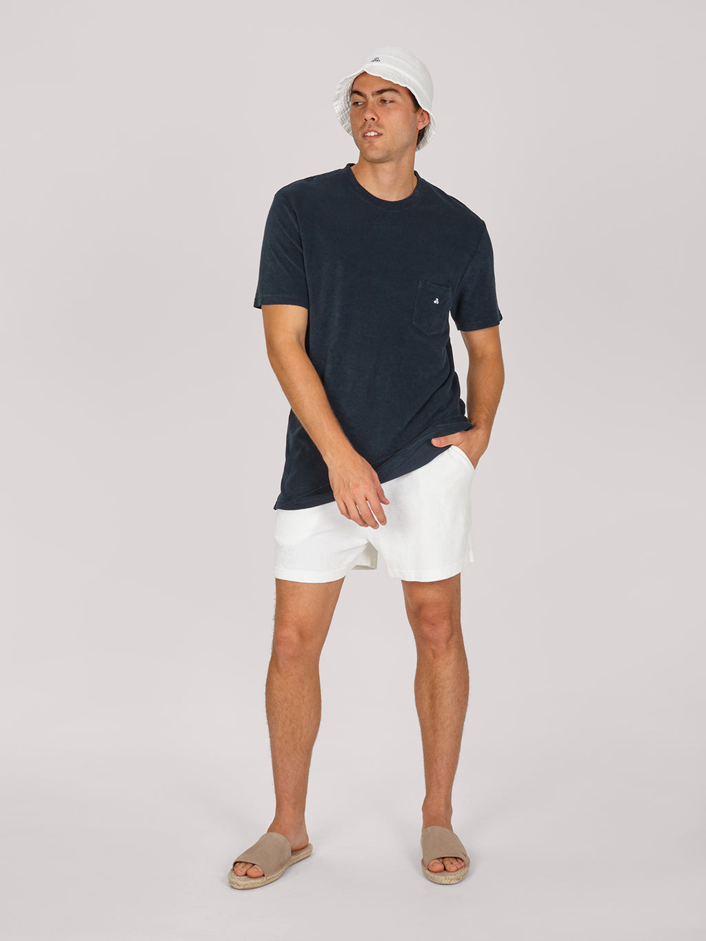 T.SHIRT TERRY NAVY