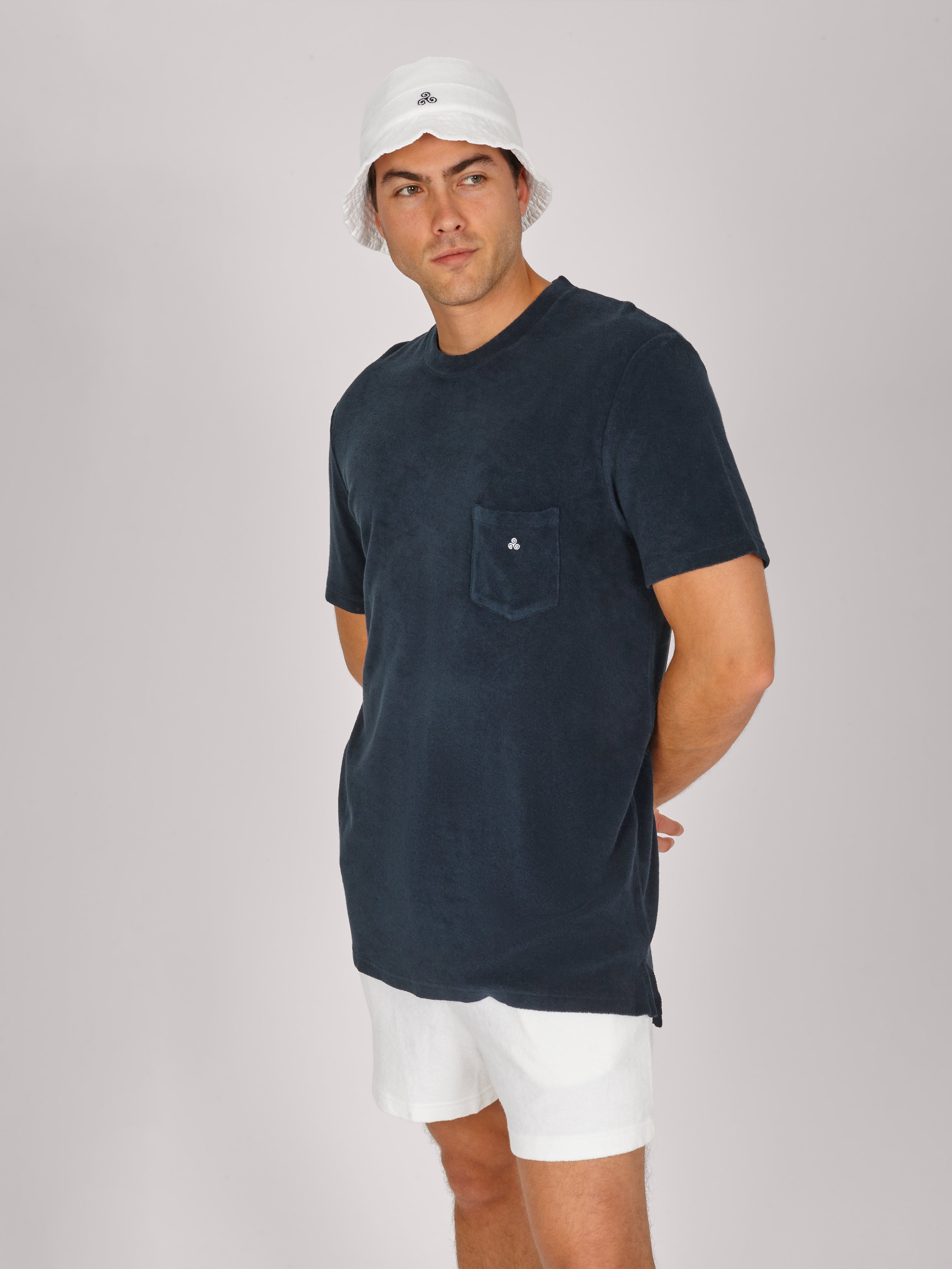 T.SHIRT TERRY NAVY