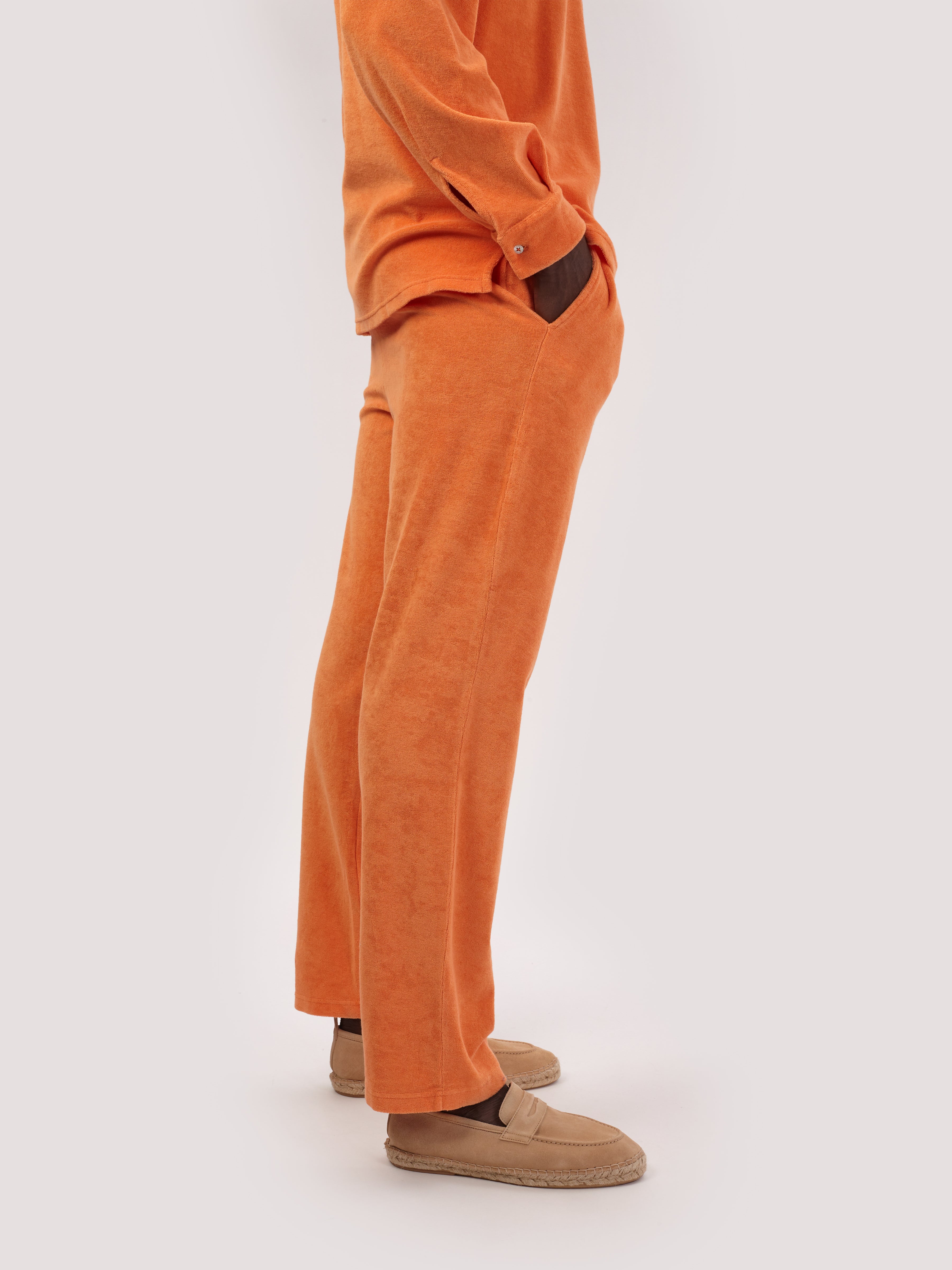 PANTALONE TERRY ARANCIO