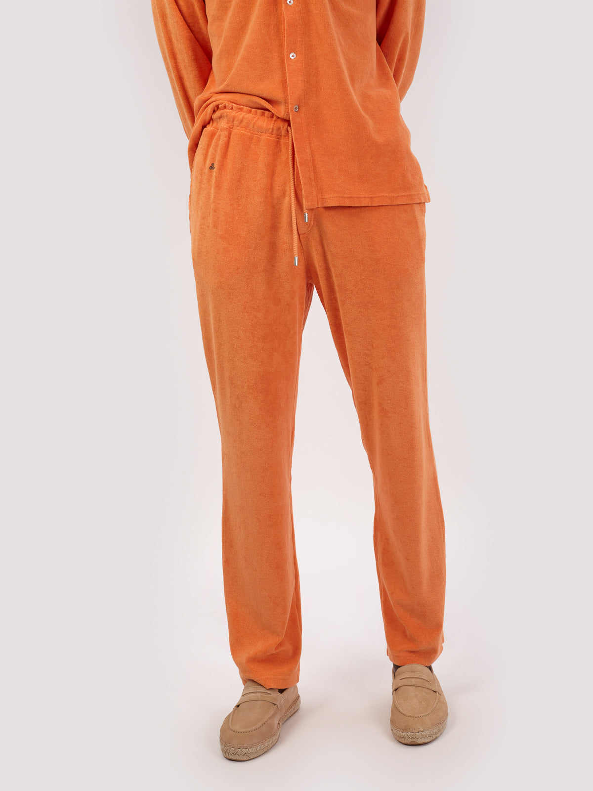 PANTALONE TERRY ARANCIO