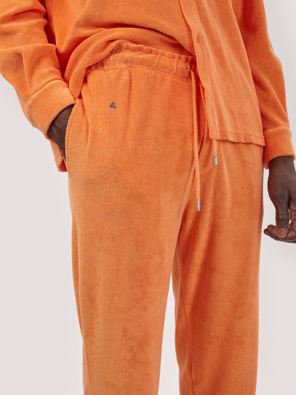 PANTALONE TERRY ARANCIO