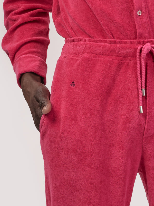 Pantalone Terry Fuxia