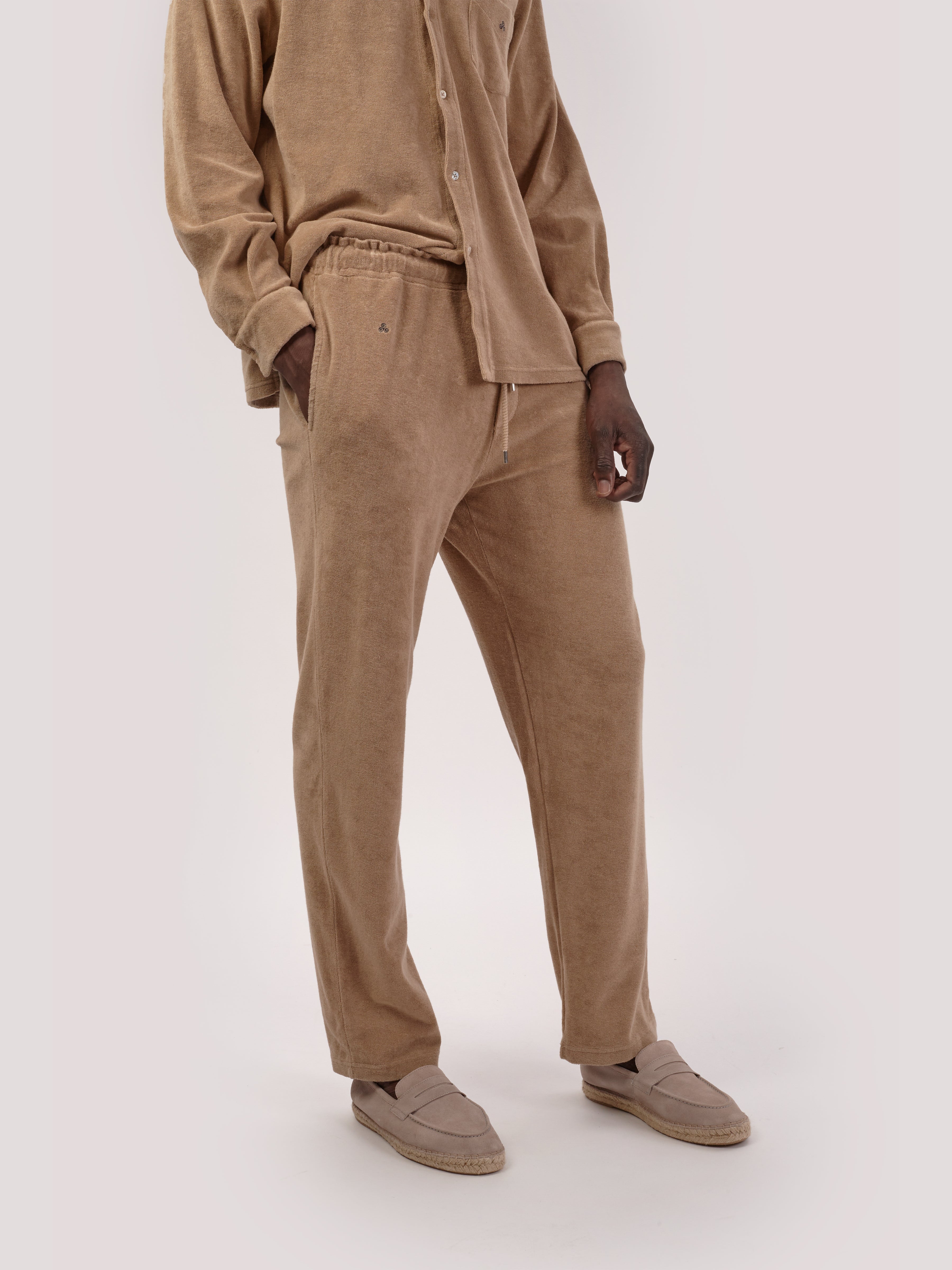 PANTALONE TERRY BEIGE