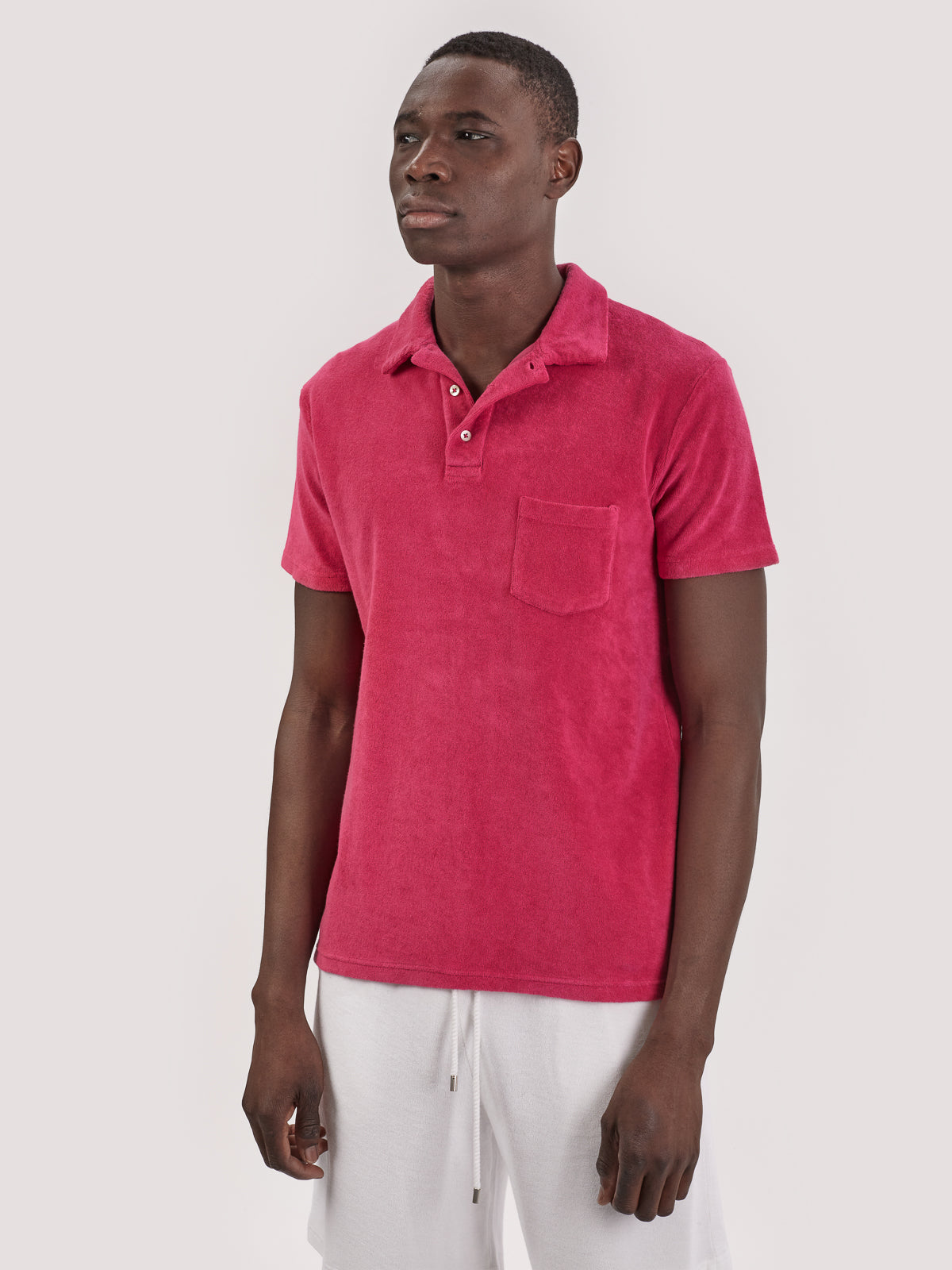 POLO TERRY FUXIA