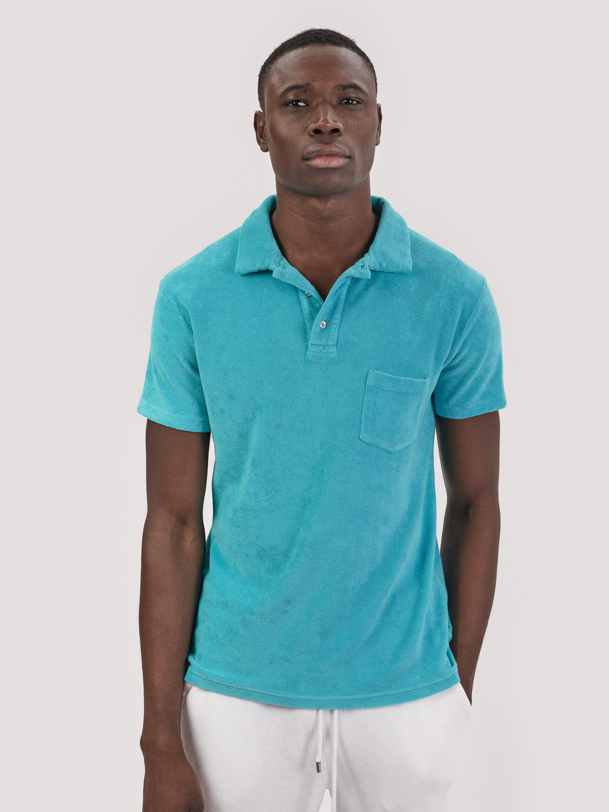 POLO TERRY TURCHESE