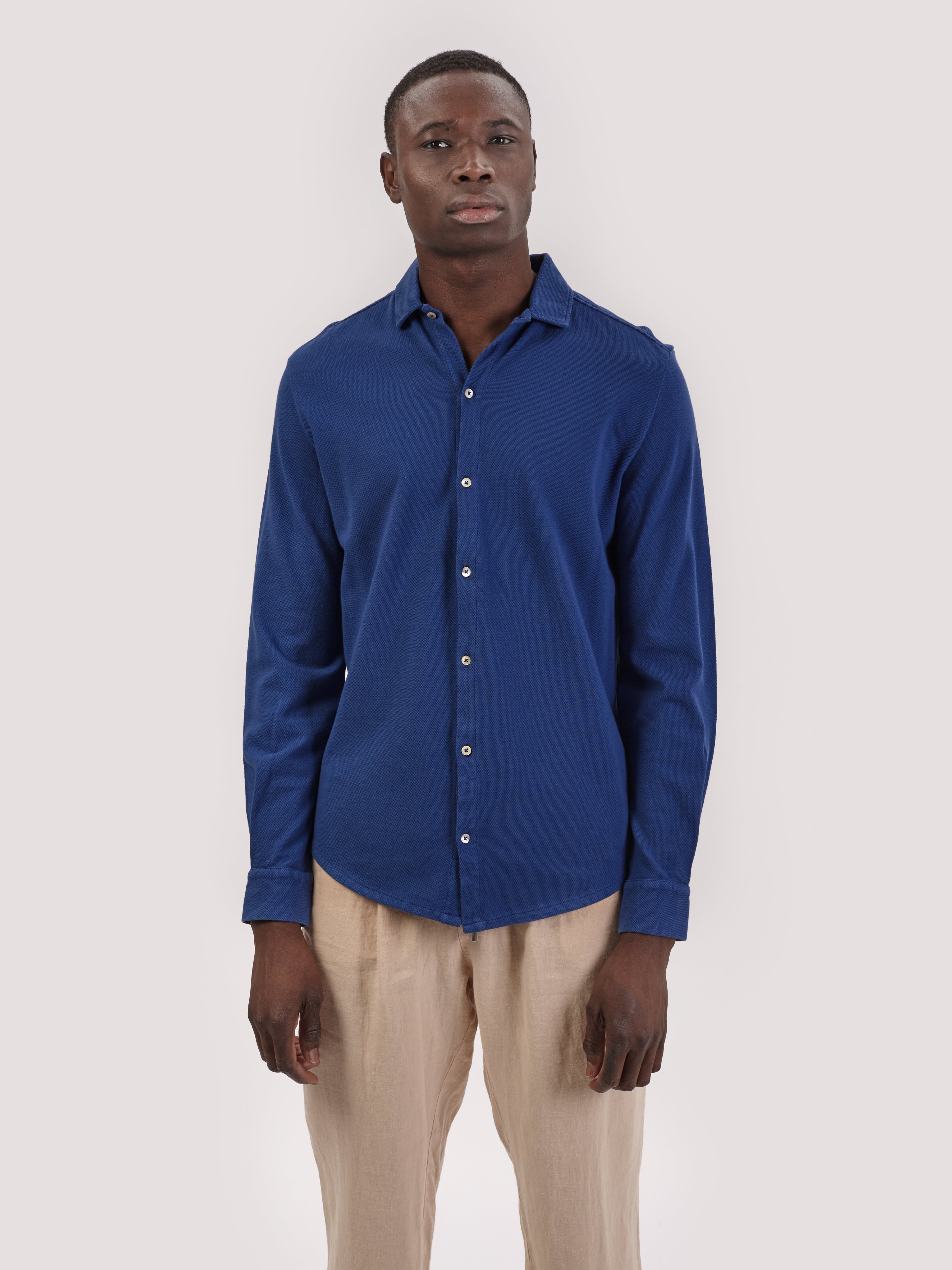 CAMICIA PIQUE JEANS