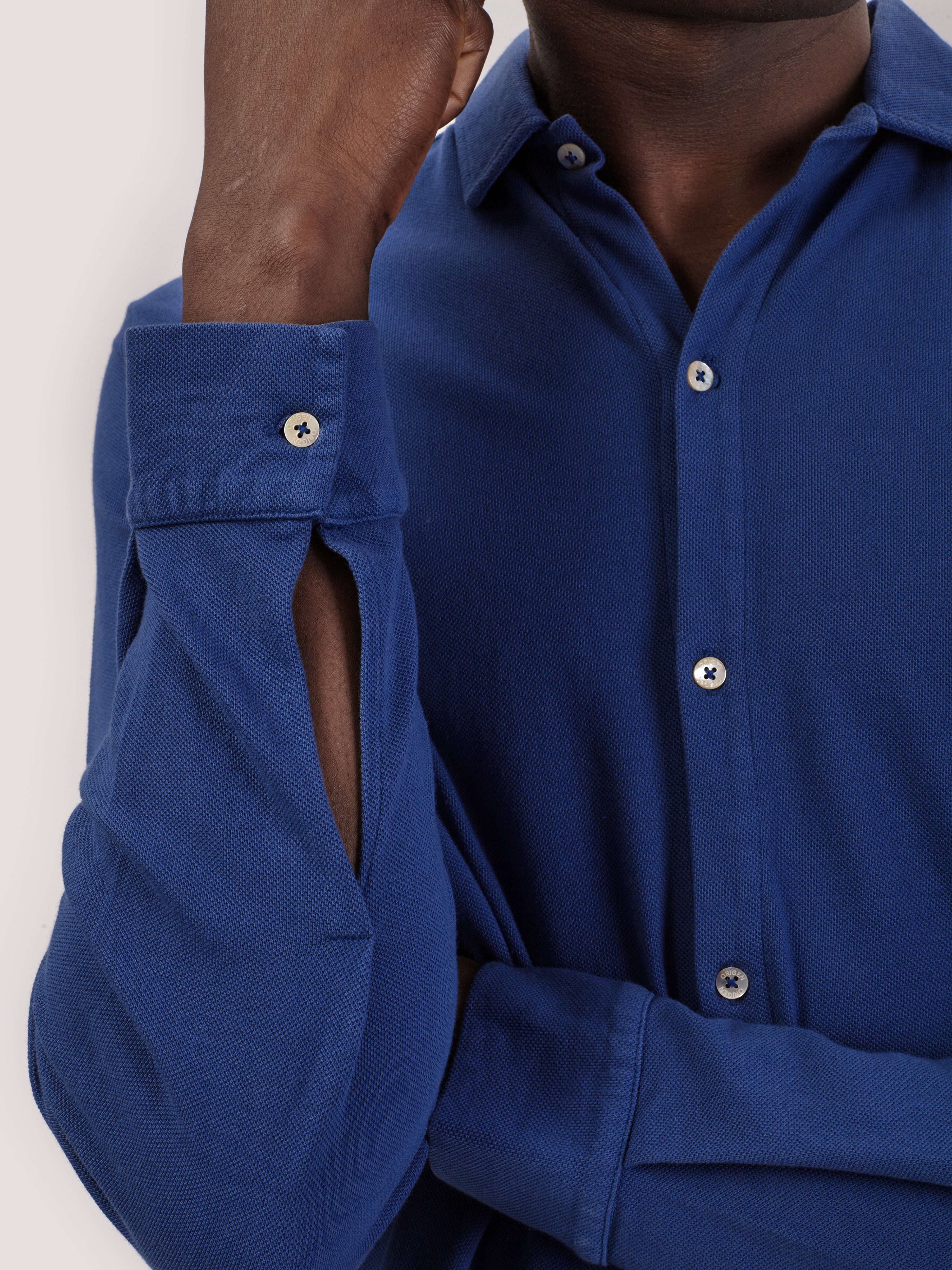 CAMICIA PIQUE JEANS