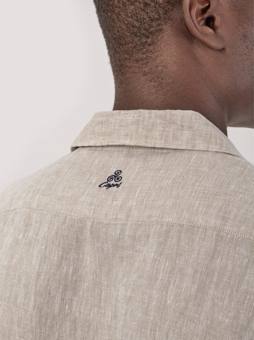 CAMICIA CAPRI M.CORTA LIMITED EDITION BEIGE