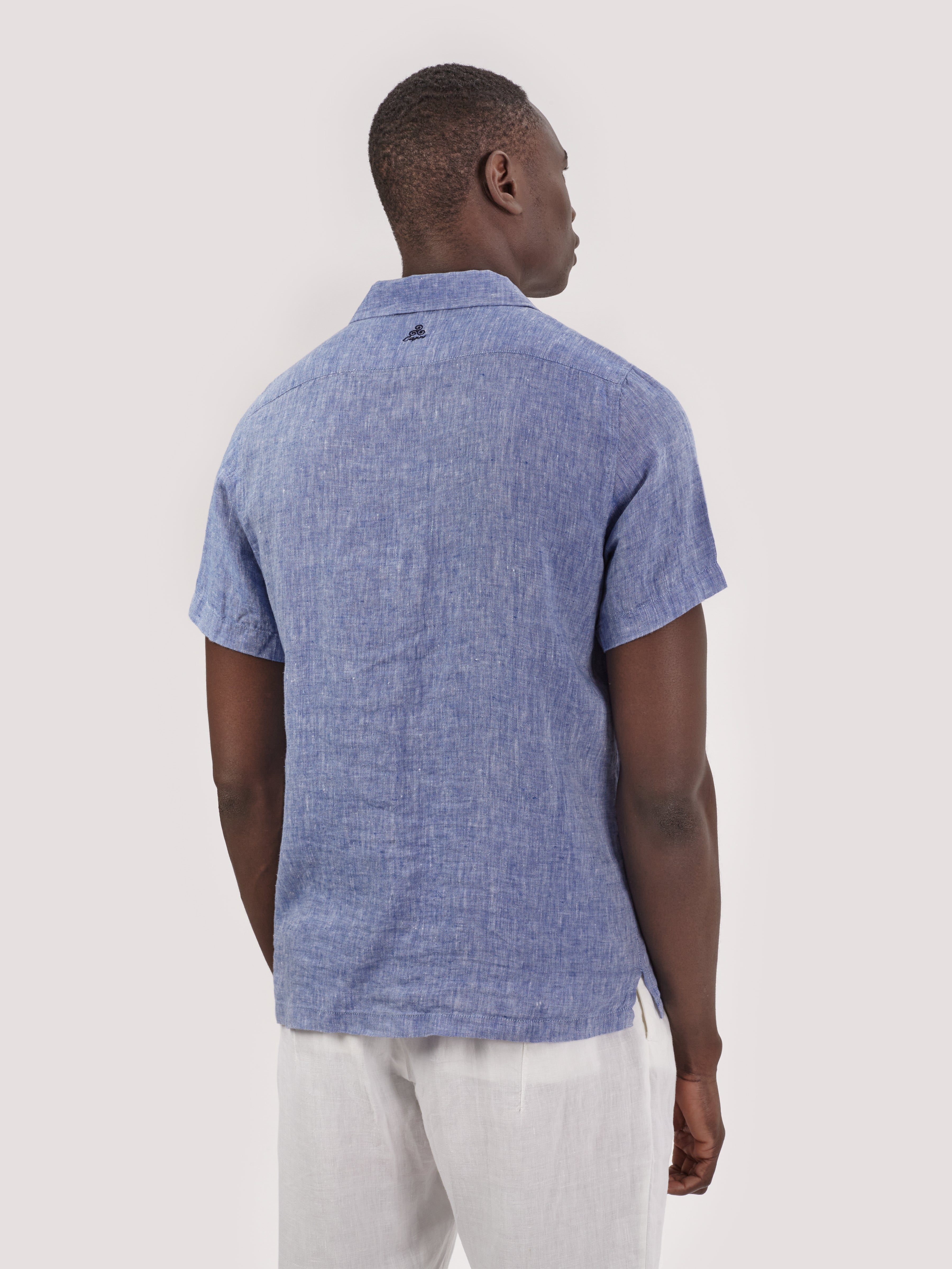 CAMICIA CAPRI M.CORTA LIMITED EDITION BLU