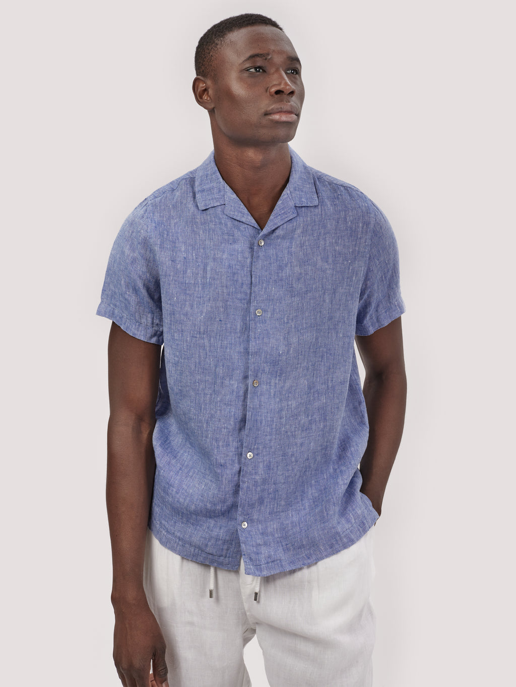 CAMICIA CAPRI M.CORTA LIMITED EDITION BLU
