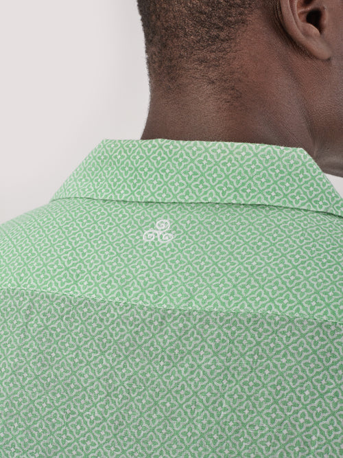CAMICIA FURORE M.Corta Verde