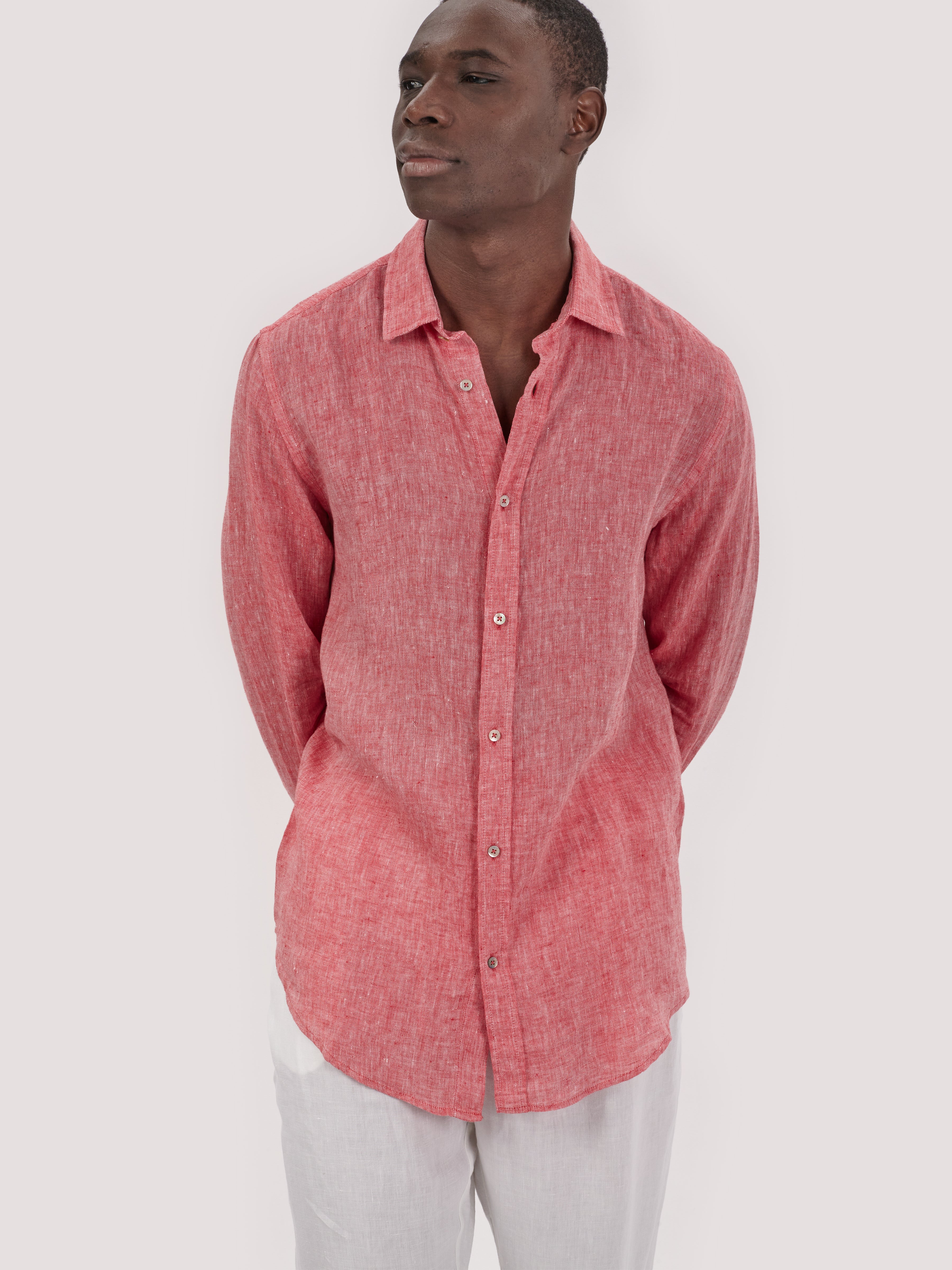 CAMICIA CAPRI MANICA LUNGA EDIZIONE LIM. ROSSO