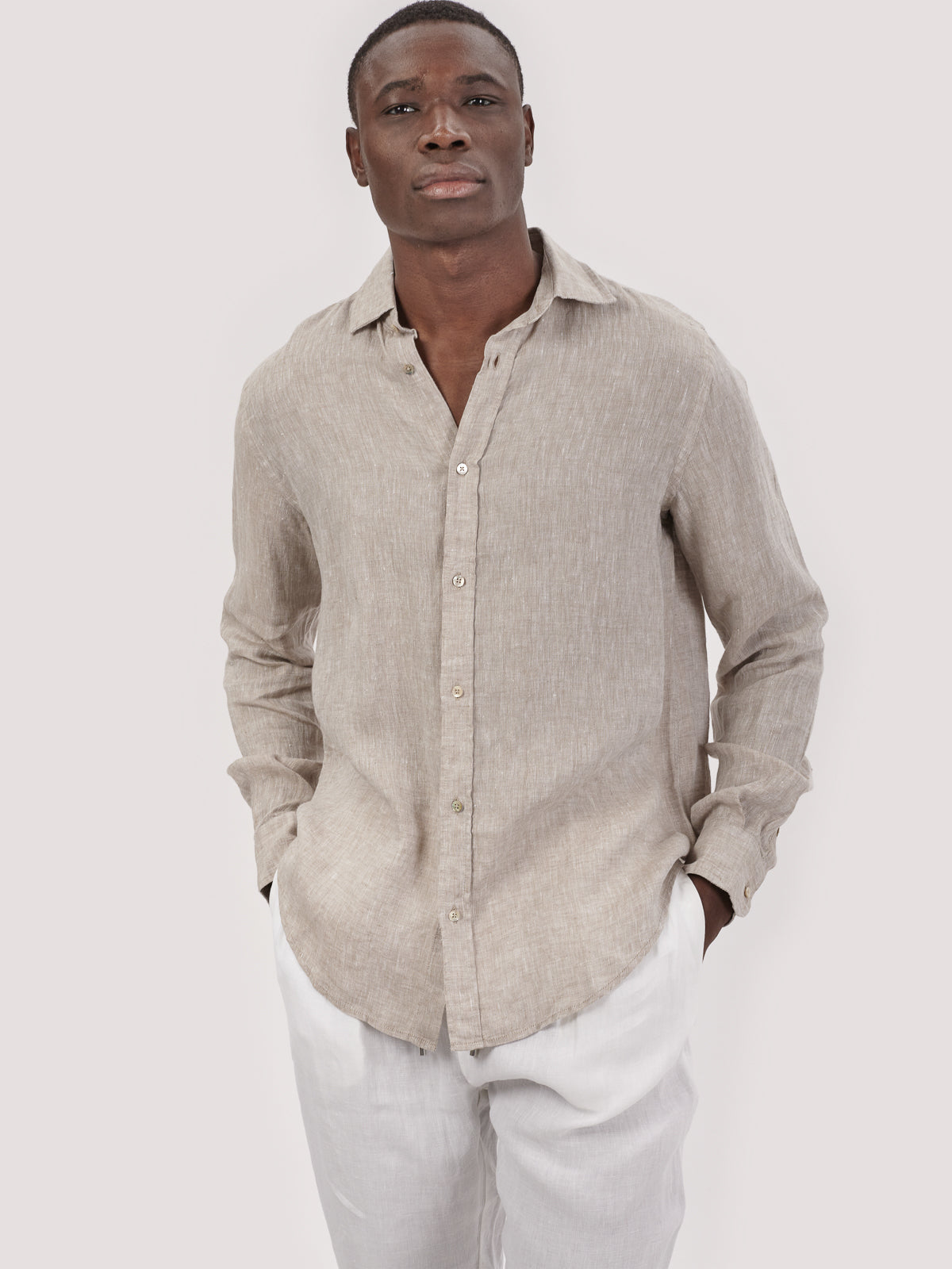 CAMICIA CAPRI MANICA LUNGA EDIZIONE LIM. BEIGE
