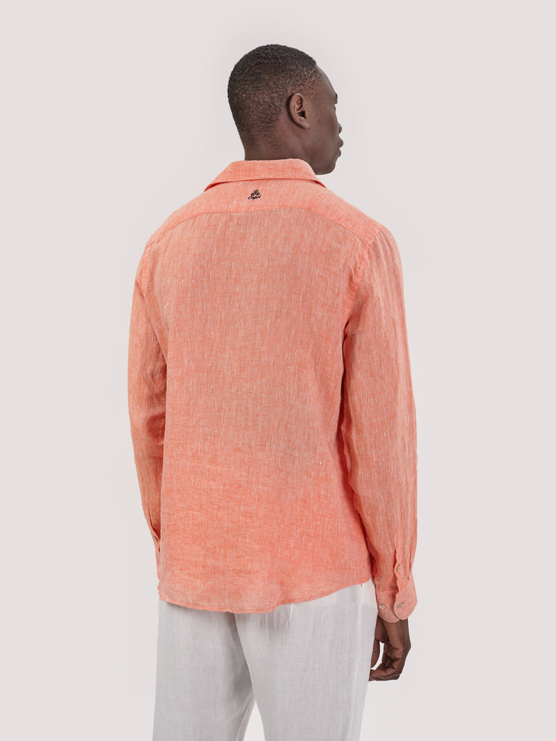 Camicia capri manica lunga edizione lim. Arancio