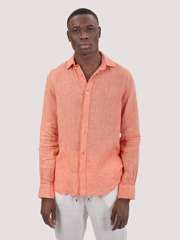 Camicia capri manica lunga edizione lim. Arancio