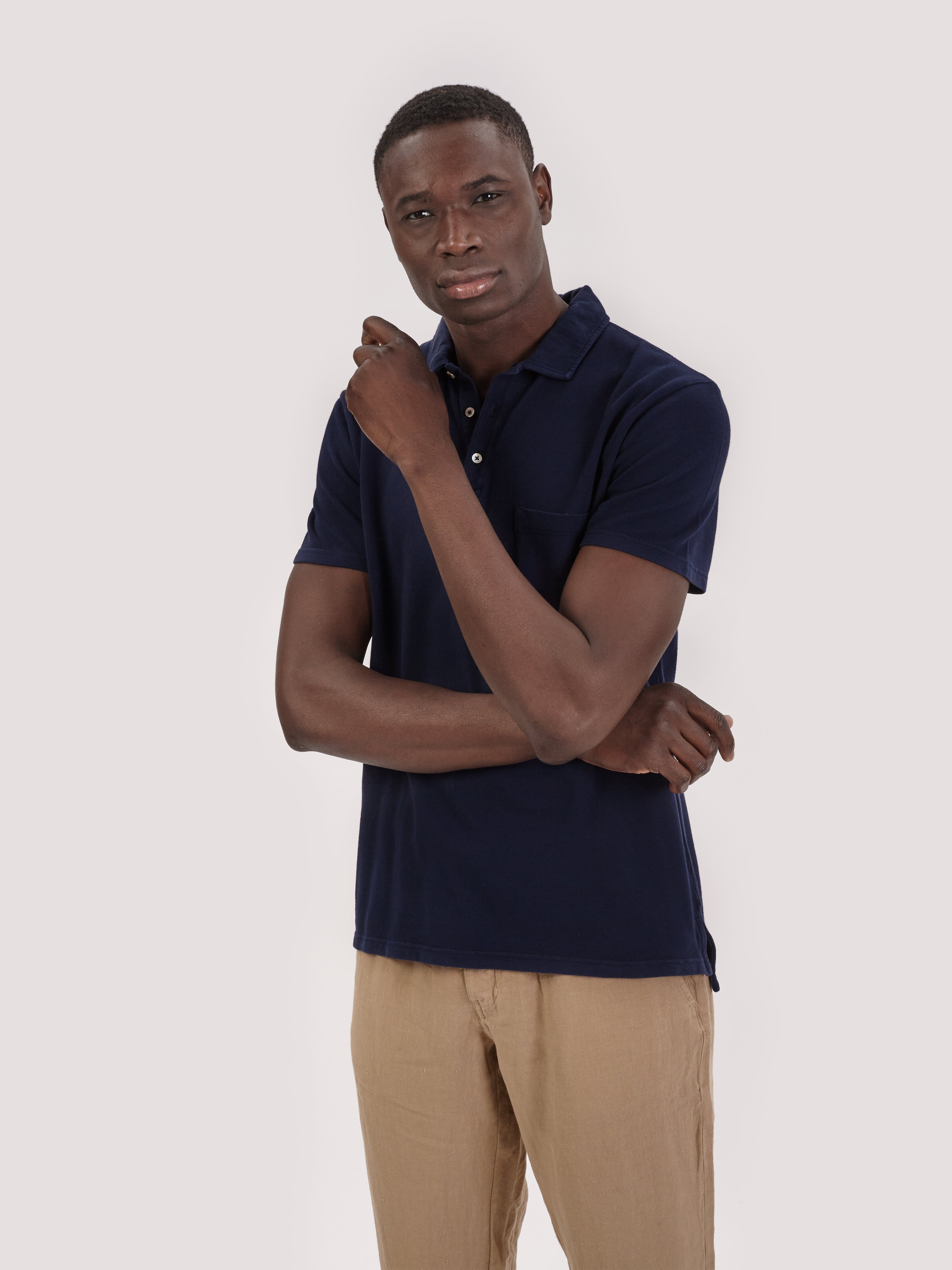 POLO PIQUE NAVY