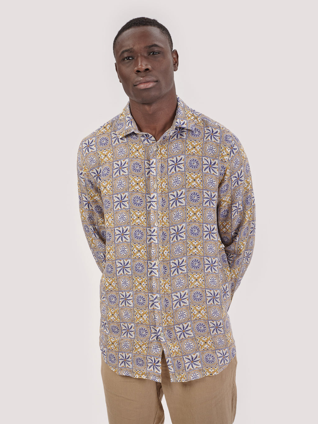 CAMICIA TILES M. LUNG EDIZIONE