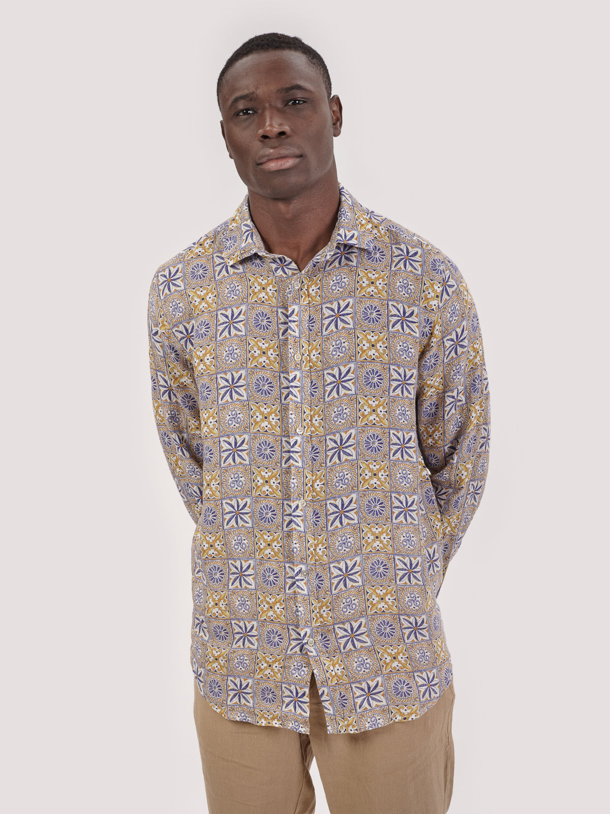 CAMICIA TILES M. LUNG EDIZIONE