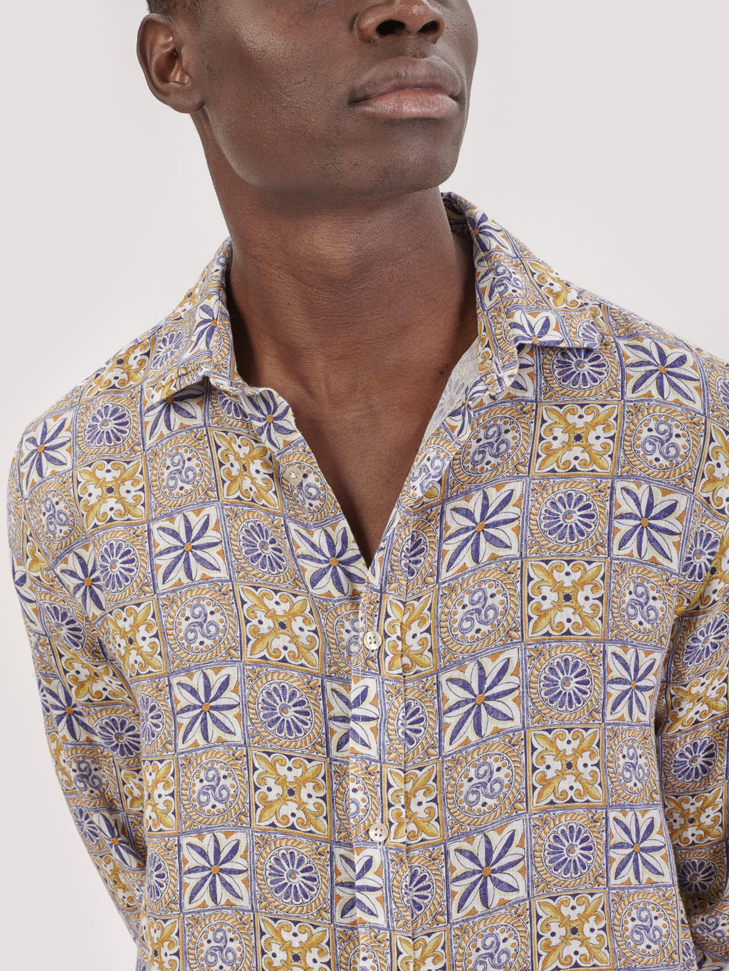 CAMICIA TILES M. LUNG EDIZIONE
