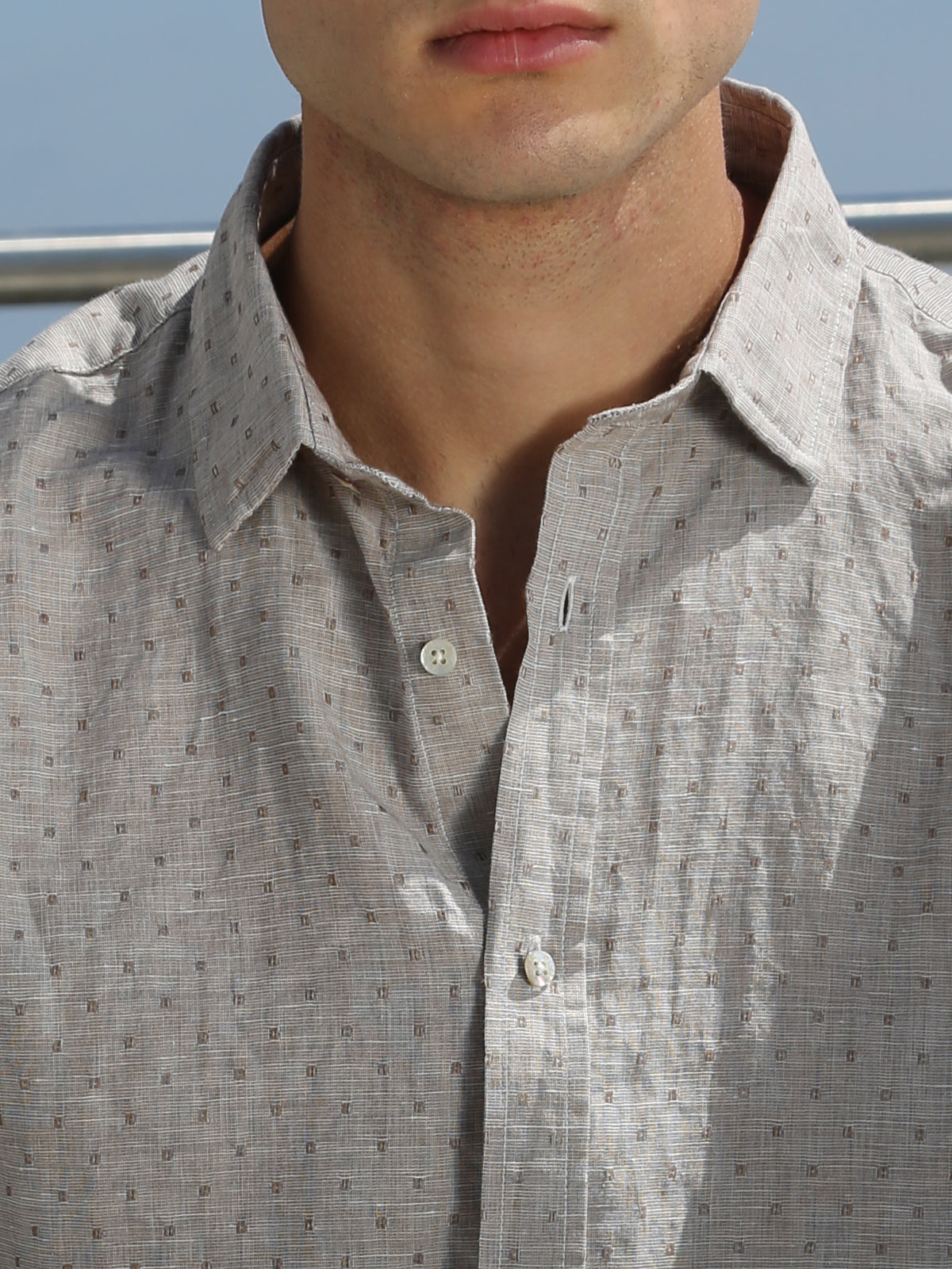 CAMICIA LORENZO BEIGE