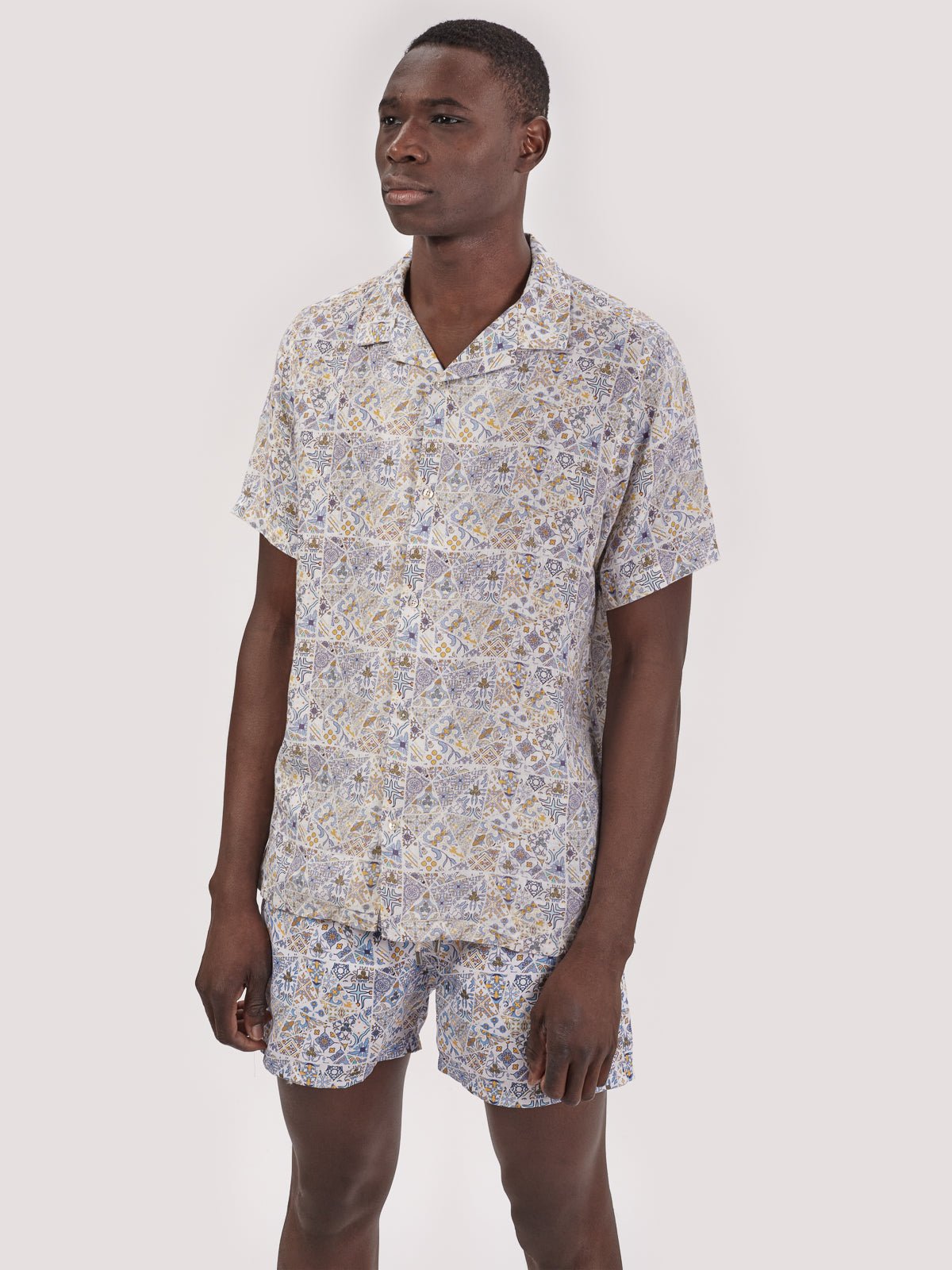 CAMICIA MOSAICO M.CORTA