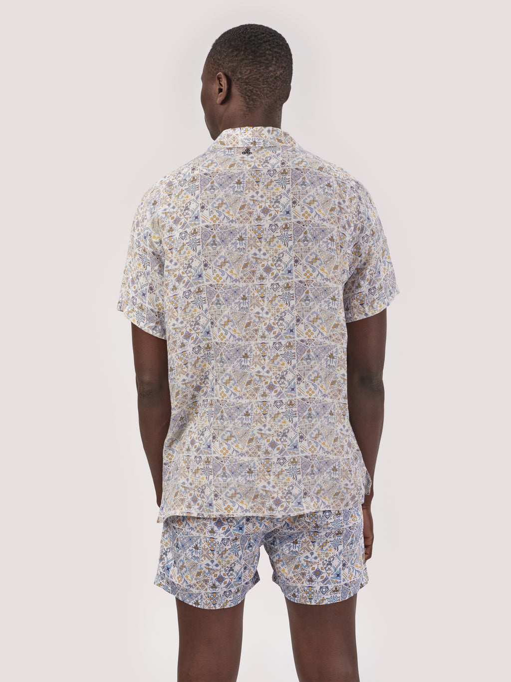 CAMICIA MOSAICO M.CORTA