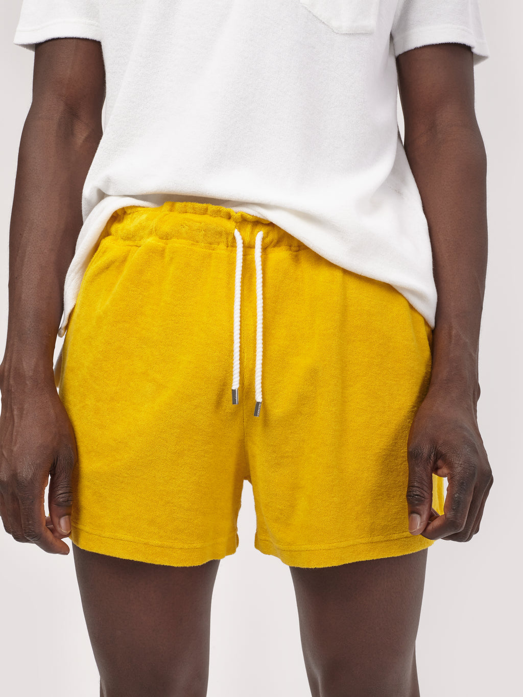 SHORT TERRY GIALLO