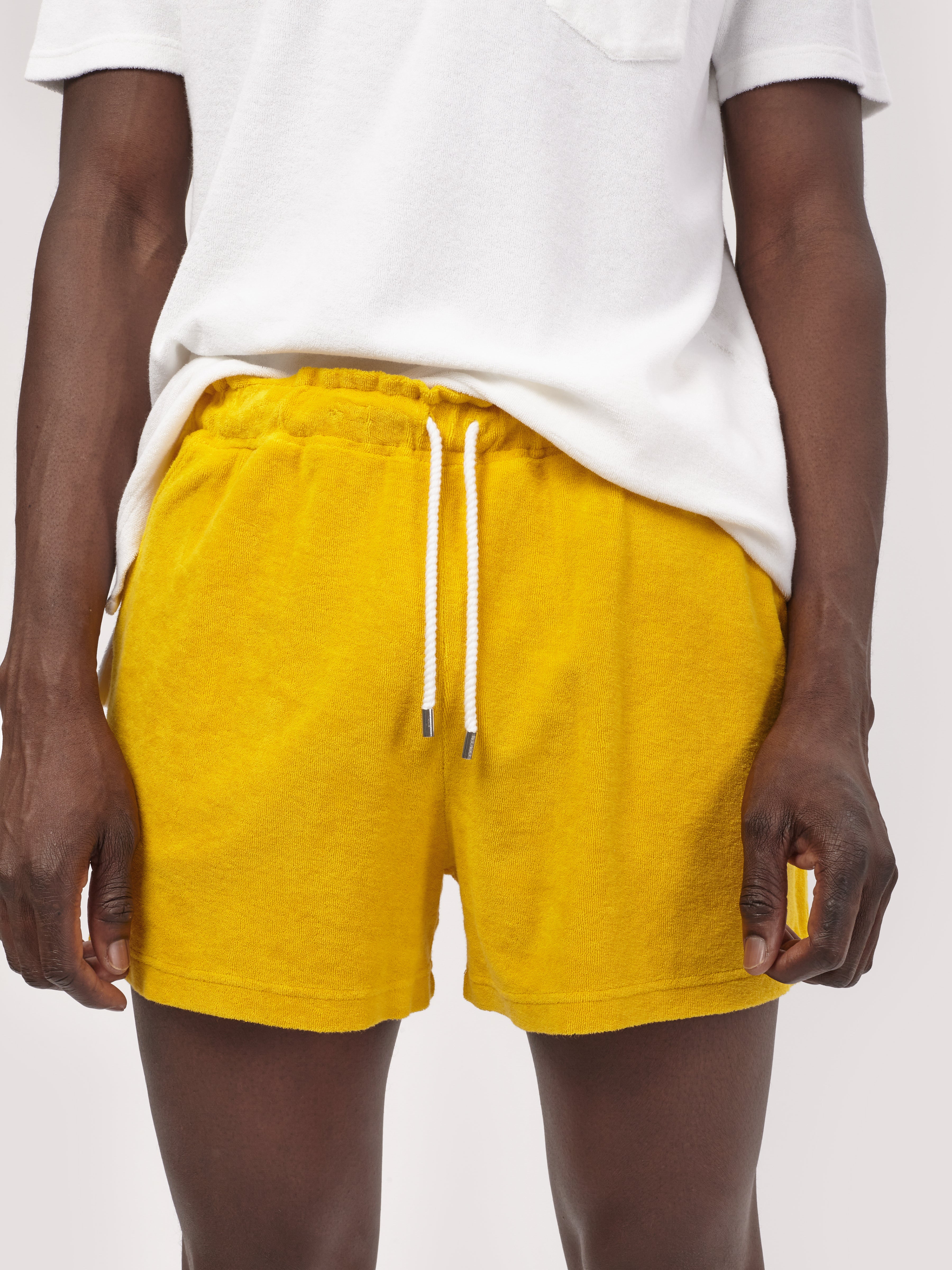 SHORT TERRY GIALLO