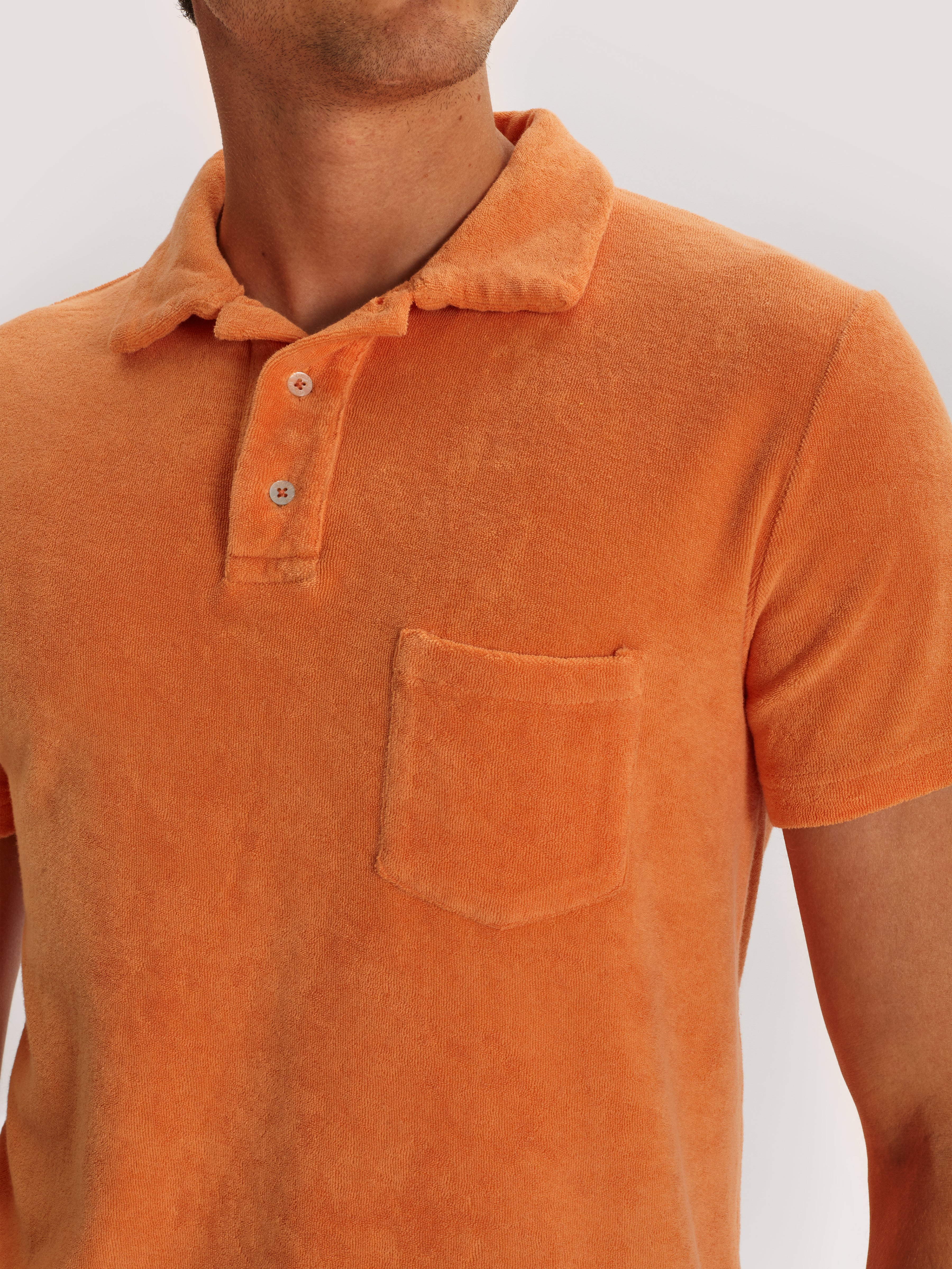POLO TERRY ARANCIO