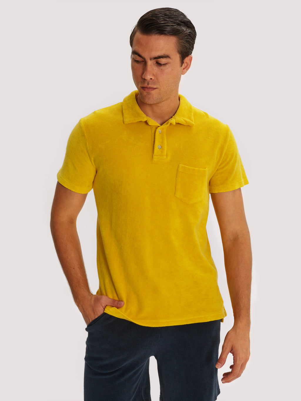 POLO TERRY GIALLO
