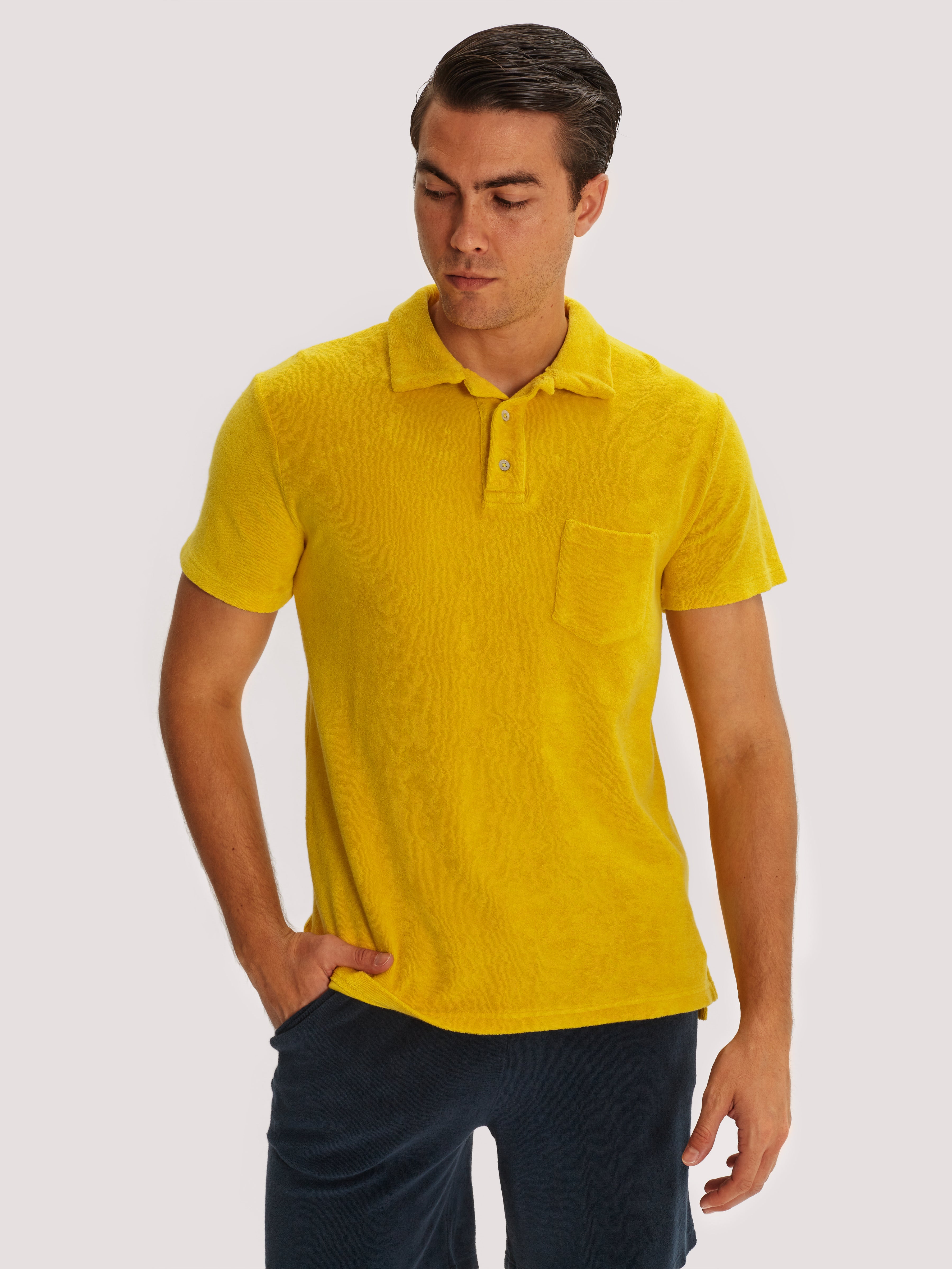 POLO TERRY GIALLO