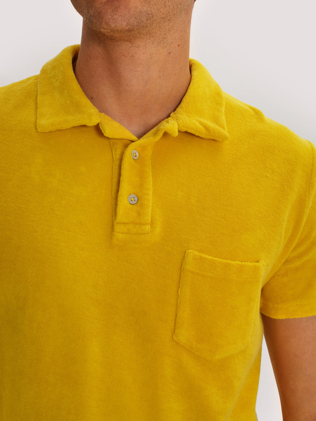 POLO TERRY GIALLO