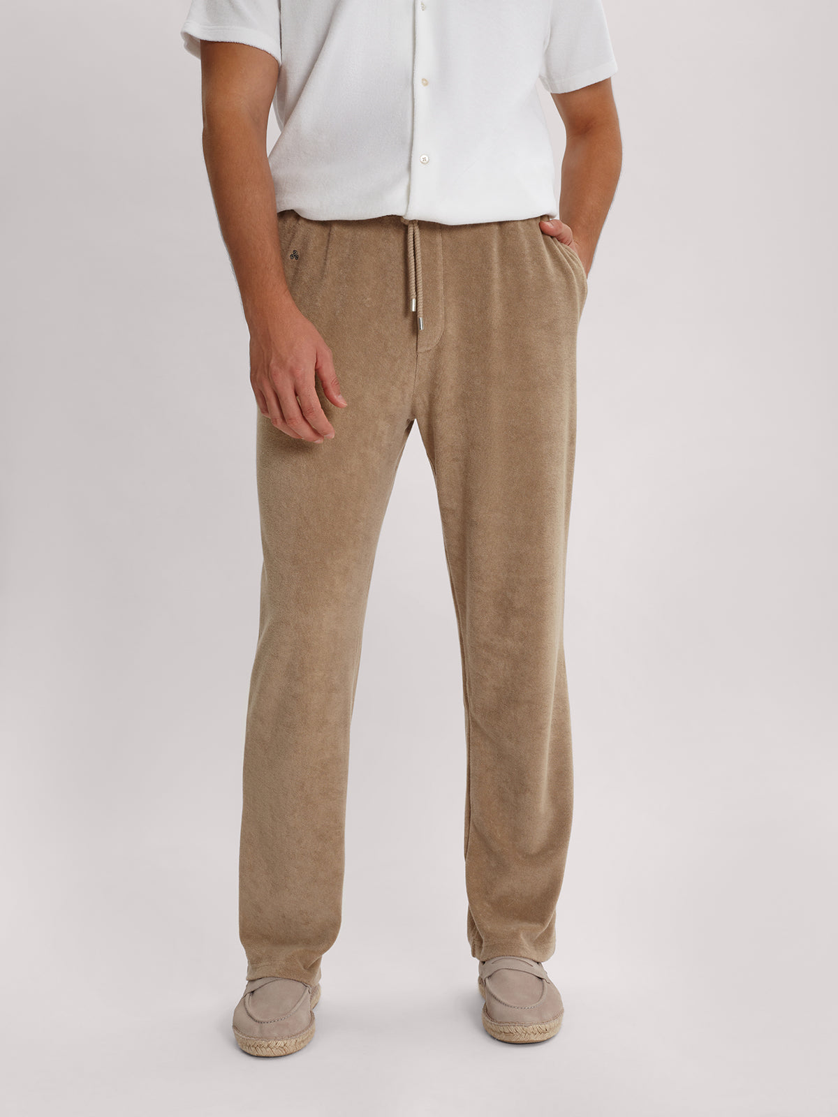 PANTALONE TERRY BEIGE