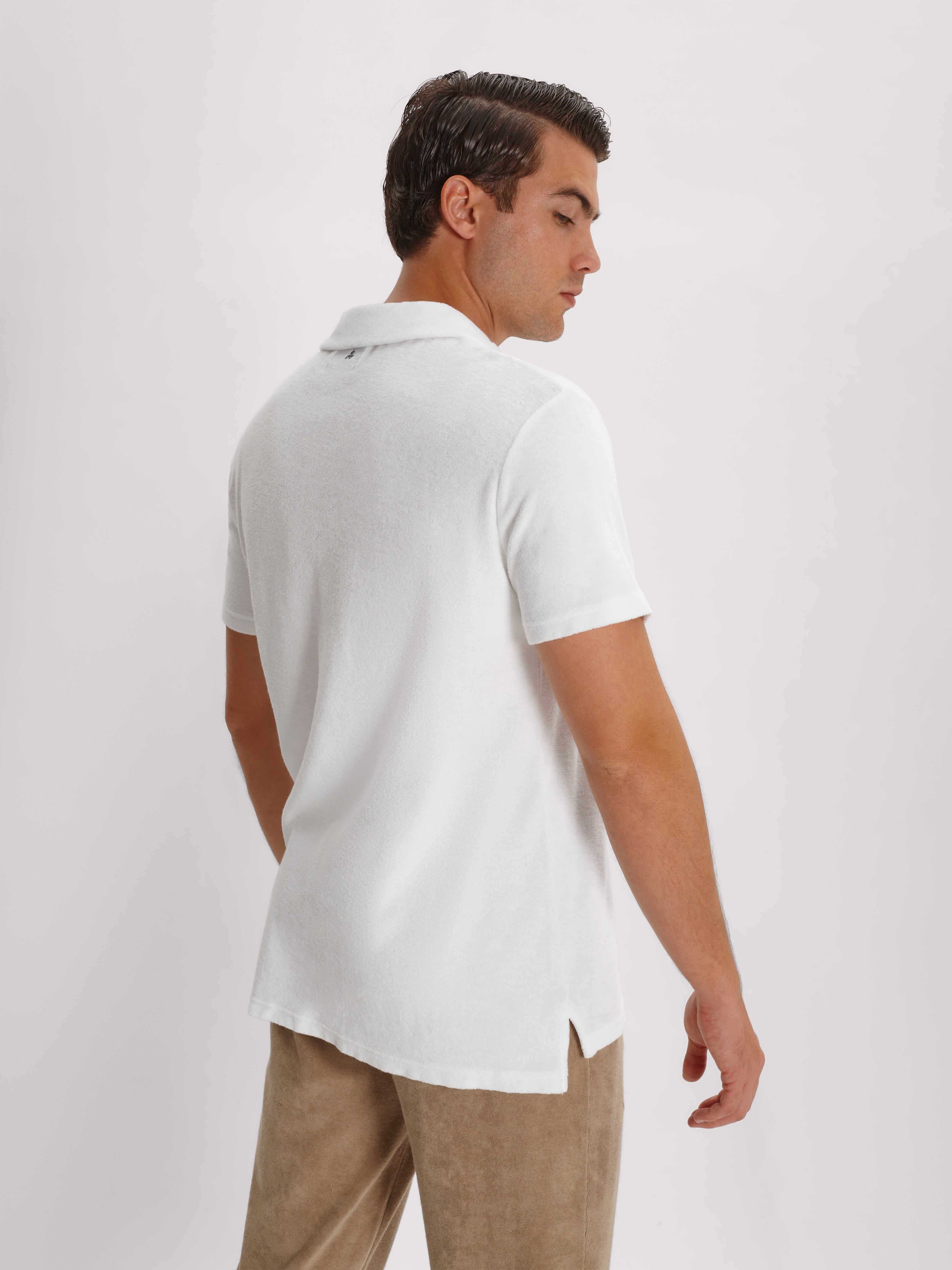 POLO TERRY BIANCO
