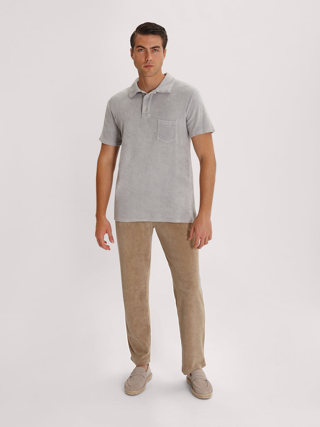 POLO TERRY GRIGIO