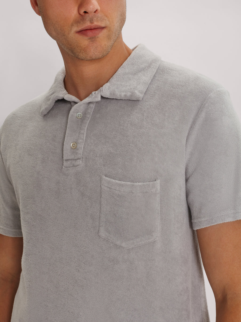 POLO TERRY GRIGIO