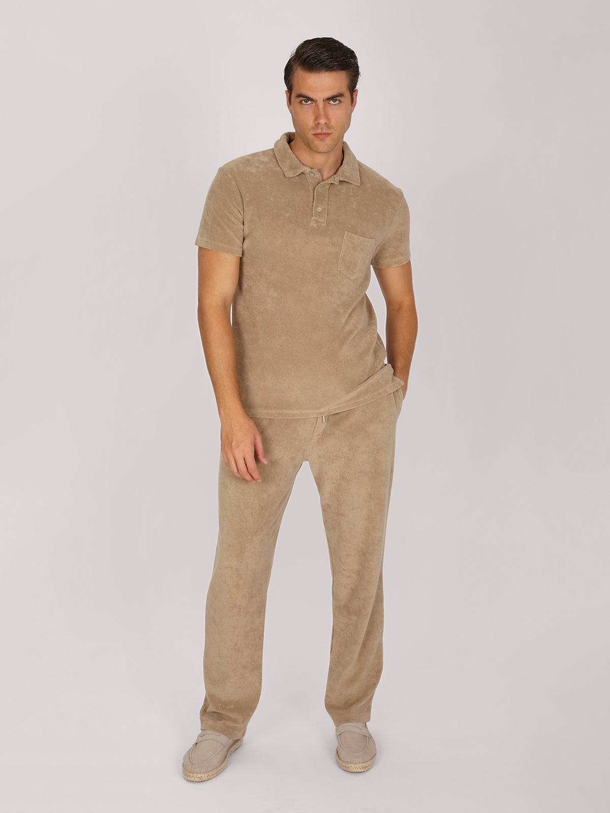 POLO TERRY BEIGE