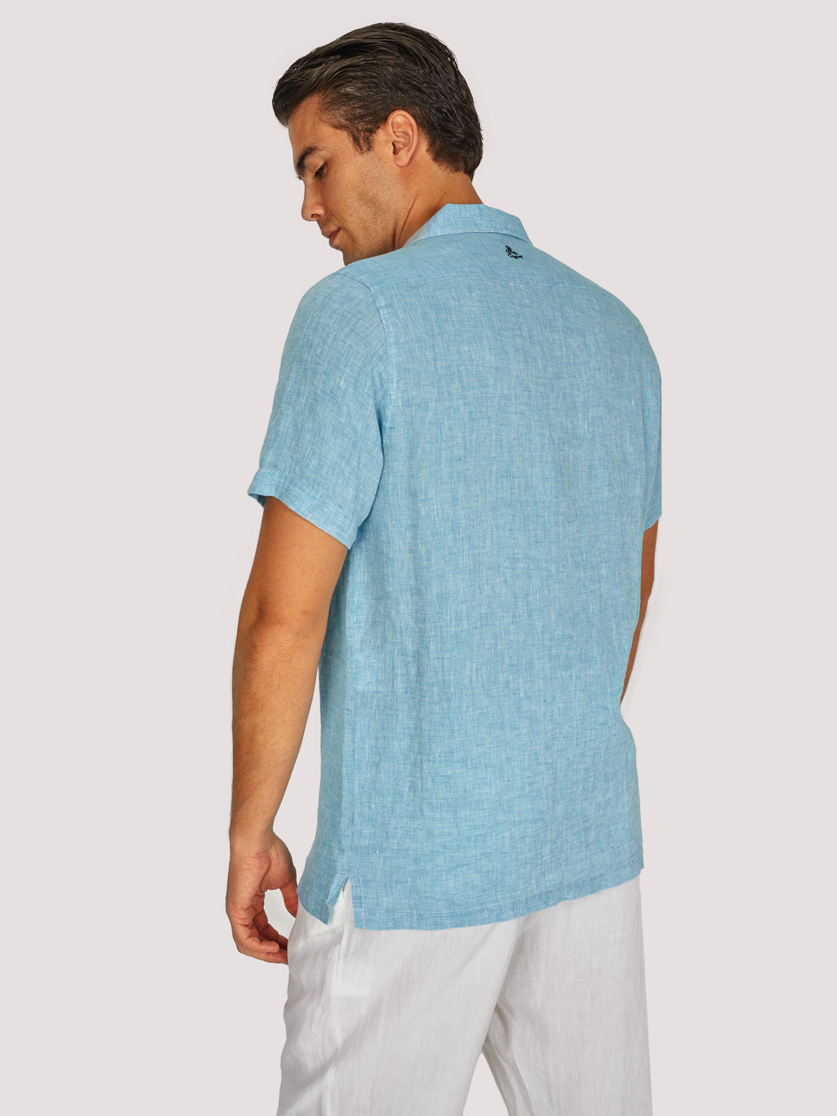 CAMICIA CAPRI M.CORTA LIMITED EDITION TURCHESE