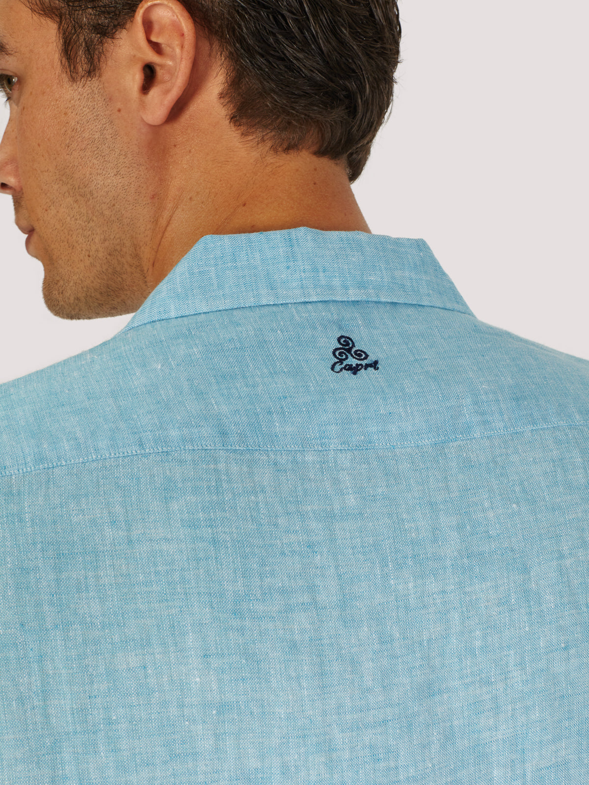 CAMICIA CAPRI M.CORTA LIMITED EDITION TURCHESE