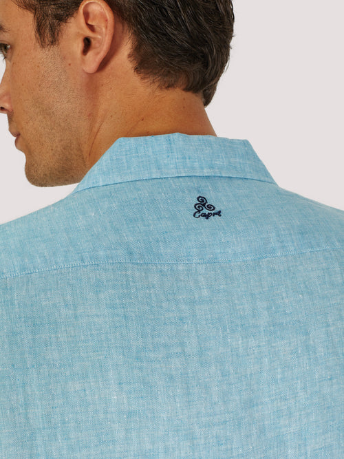 CAMICIA CAPRI M.Corta Turchese in edizione limitata