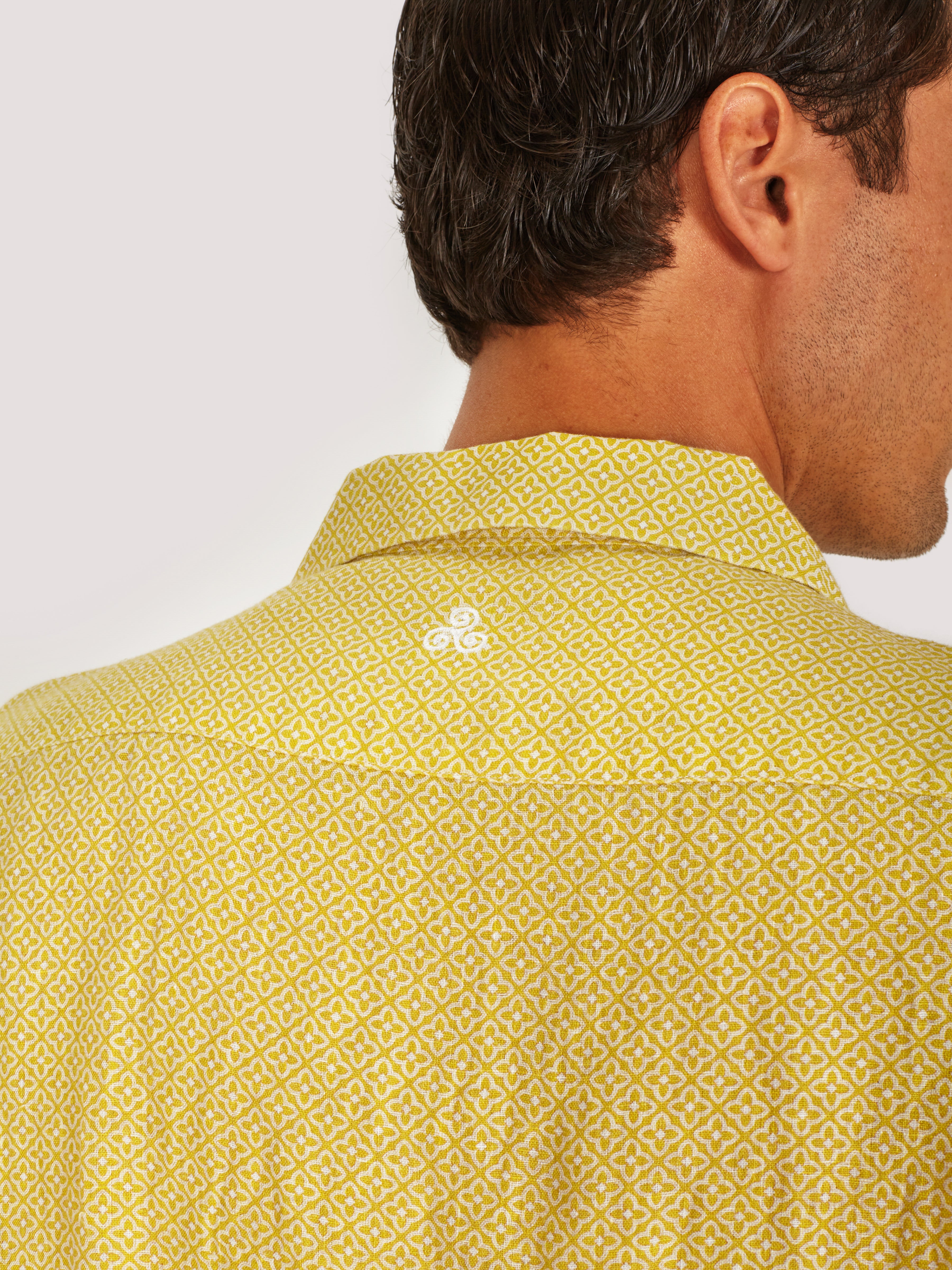 CAMICIA FURORE M.CORTA GIALLO