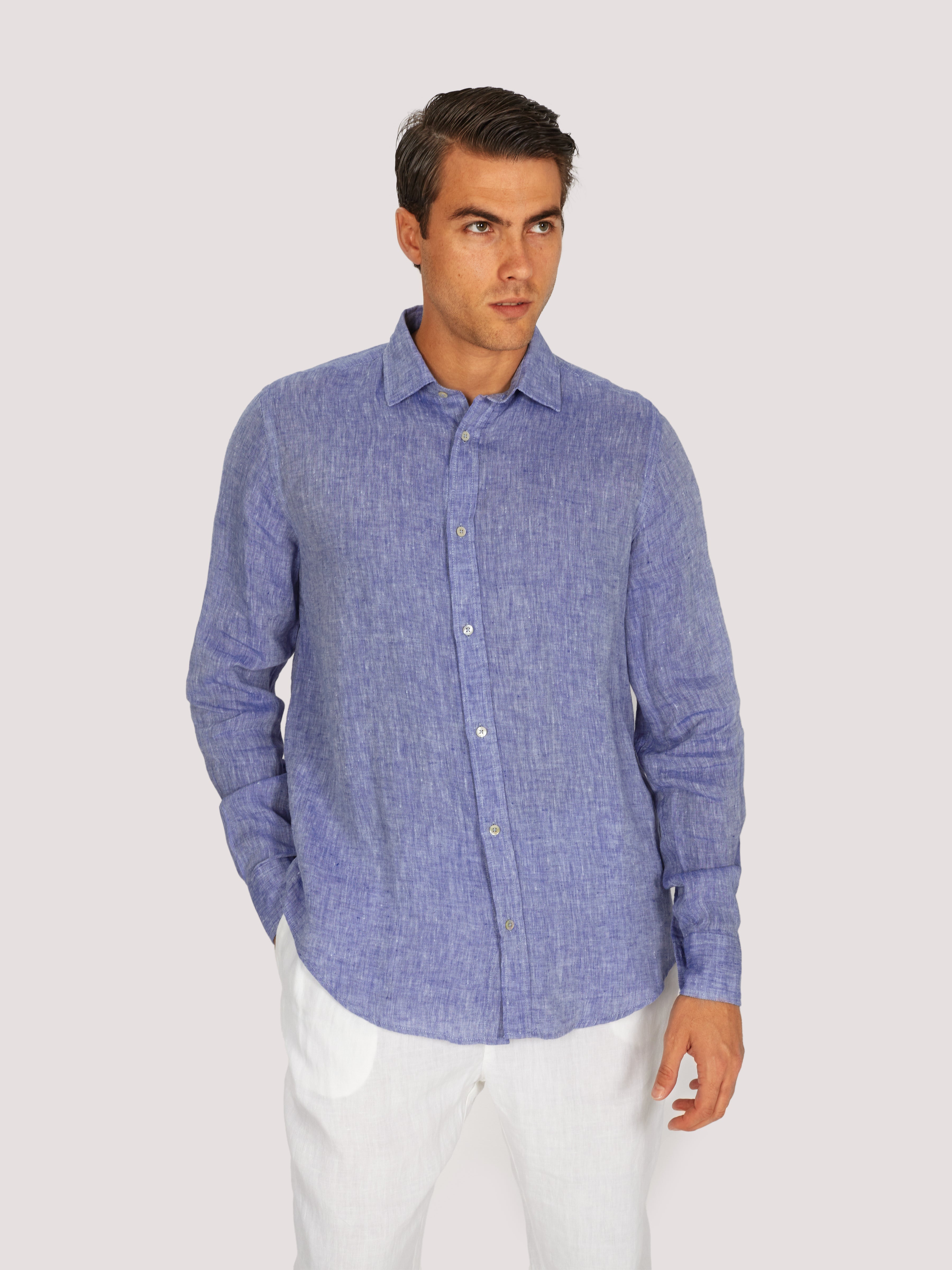 CAMICIA CAPRI MANICA LUNGA EDIZIONE LIM. BLU