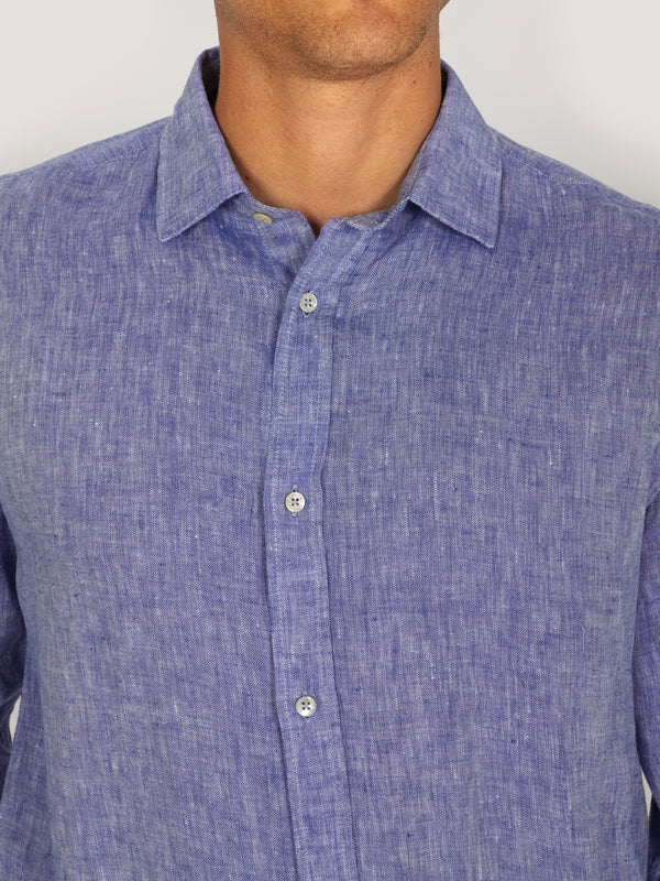 Camicia capri manica lunga edizione lim. Blu