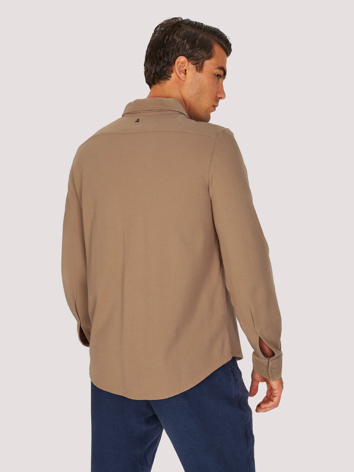 CAMICIA PIQUE BEIGE