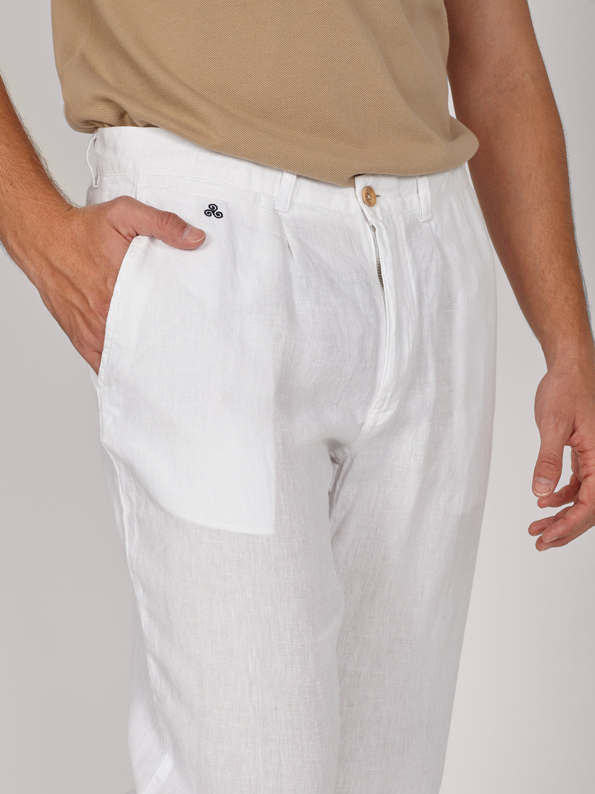 PANTALONE VITTO BIANCO