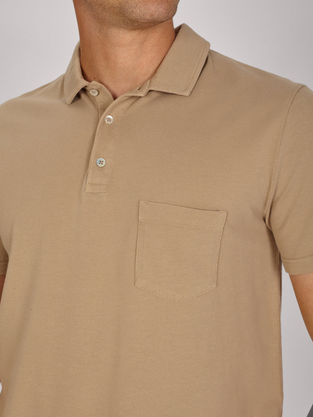 POLO PIQUE BEIGE
