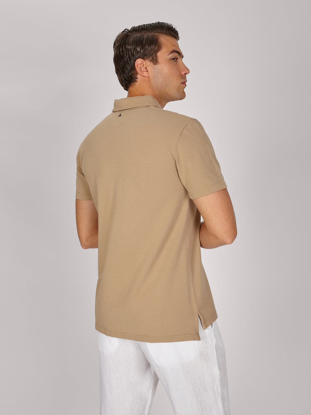 POLO PIQUE BEIGE